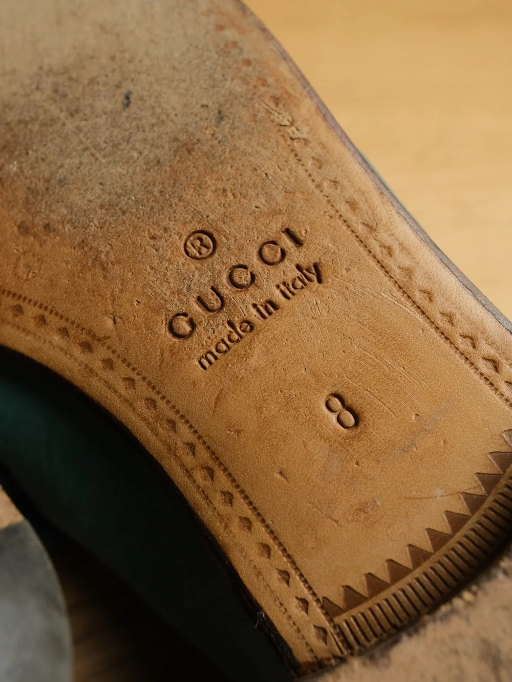 Rare Gucci 1953 Horsebit Loafers Teal Leather Size 8 With Box